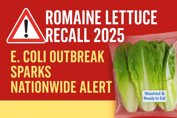 🥬 Romaine Lettuce Recall 2025: E. Coli Outbreak Sparks Nationwide Alert