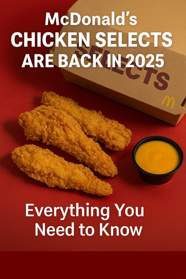 McDonald’s Chicken Selects Are Back in 2025: Everything You Need to Know 🍗